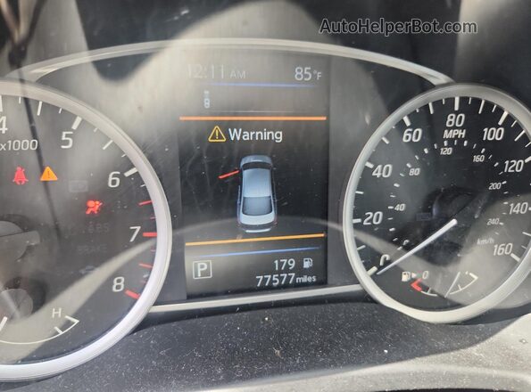 3N1AB7AP0KL615109 2019 NISSAN SENTRA Gray Widok zestawu wskaźników