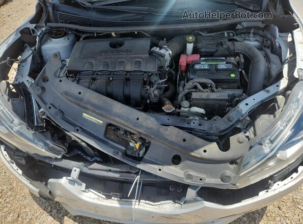 3N1AB7AP0KL615109 2019 NISSAN SENTRA Gray Widok wnętrza z tyłu