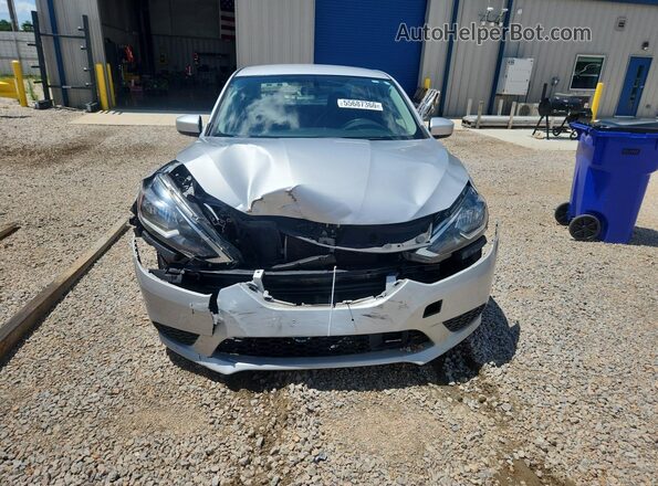 3N1AB7AP0KL615109 2019 NISSAN SENTRA Gray Widok naklejki z numerem VIN