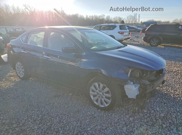 3N1AB7AP0KY210676 2019 NISSAN SENTRA Blue წინა მარჯვენა
