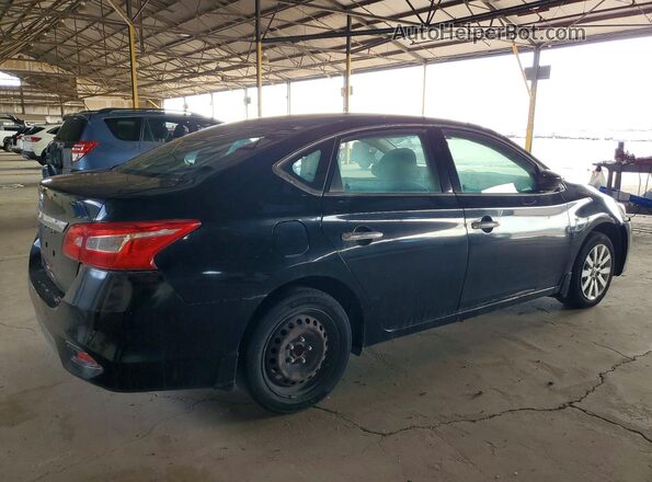 3N1AB7AP0KY217319 2019 NISSAN SENTRA Black უკანა მარჯვენა