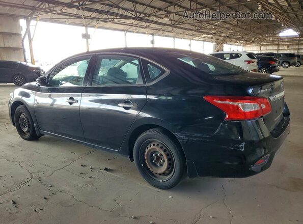 3N1AB7AP0KY217319 2019 NISSAN SENTRA Black უკანა მარცხენა