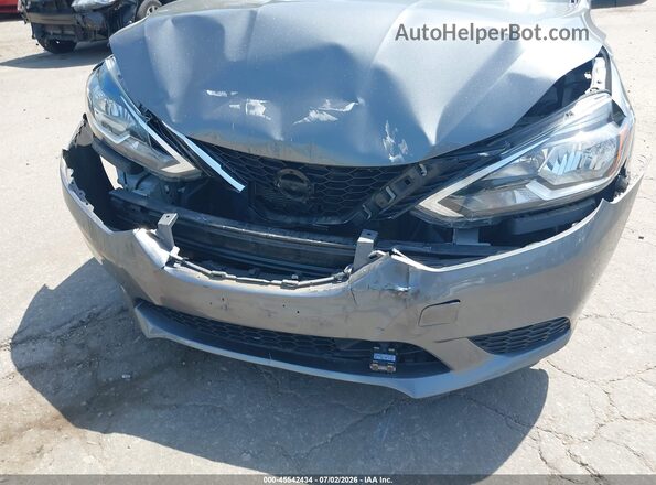 3N1AB7AP0KY217580 2019 NISSAN SENTRA Gray Вид спереду
