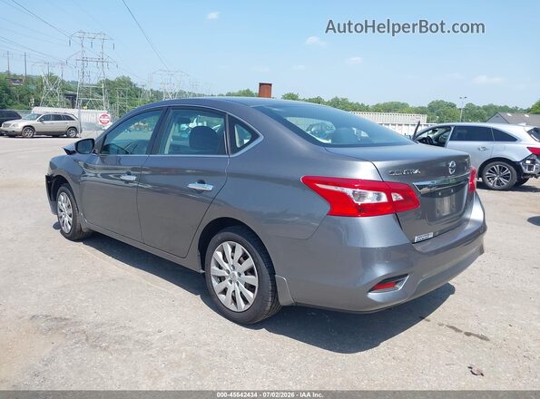 3N1AB7AP0KY217580 2019 NISSAN SENTRA Gray Задня ліва чверть