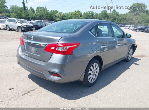 3N1AB7AP0KY217580 2019 NISSAN SENTRA Gray Задня права чверть
