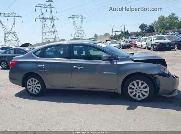 3N1AB7AP0KY217580 2019 NISSAN SENTRA Gray Панорамний вид салону 360°