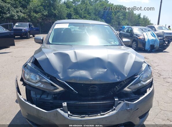 3N1AB7AP0KY217580 2019 NISSAN SENTRA Gray Вид ззаду