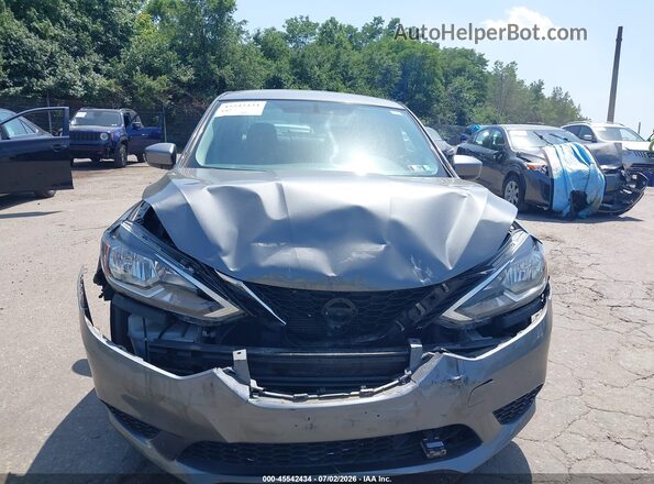 3N1AB7AP0KY217580 2019 NISSAN SENTRA Gray Вид задньої частини салону