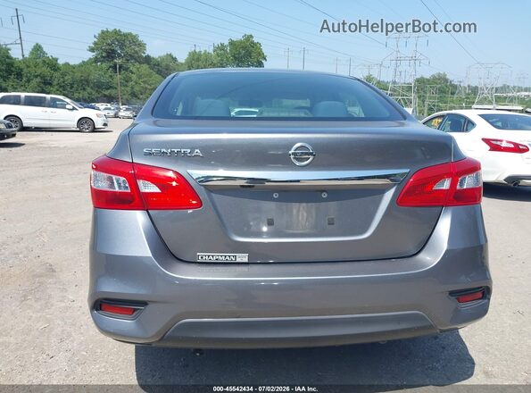 3N1AB7AP0KY217580 2019 NISSAN SENTRA Gray 