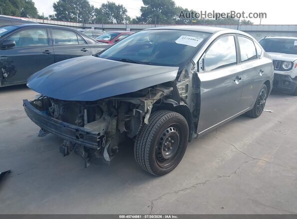 3N1AB7AP0KY240681 2019 NISSAN SENTRA Gray Vista tres cuartos delantera izquierda