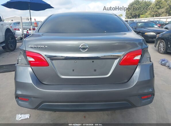 3N1AB7AP0KY240681 2019 NISSAN SENTRA Gray 