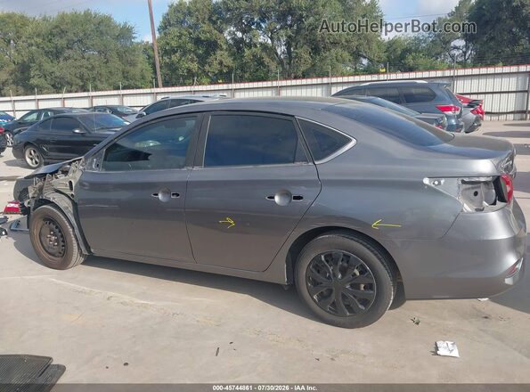 3N1AB7AP0KY240681 2019 NISSAN SENTRA Gray 