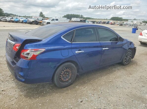 3N1AB7AP0KY241362 2019 NISSAN SENTRA Blue Tył prawy