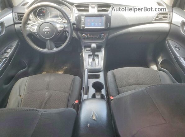 3N1AB7AP0KY241362 2019 NISSAN SENTRA Blue Widok deski rozdzielczej