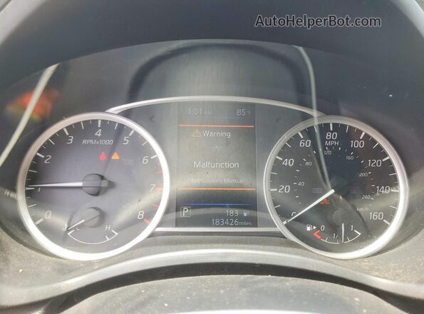 3N1AB7AP0KY241362 2019 NISSAN SENTRA Blue Widok zestawu wskaźników