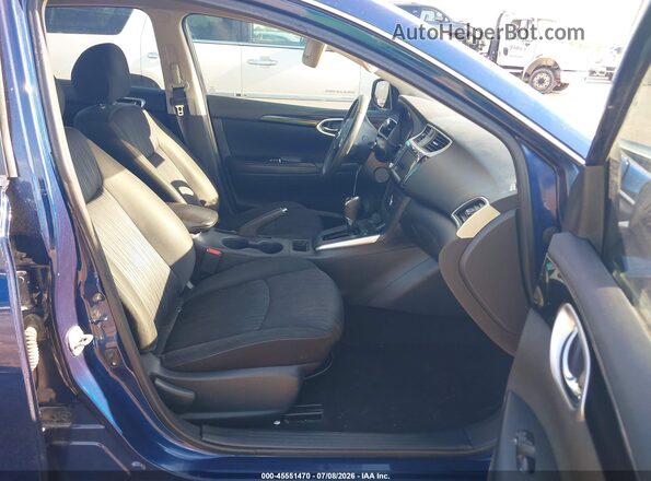 3N1AB7AP0KY259232 2019 NISSAN SENTRA Blue Vista interior delantera