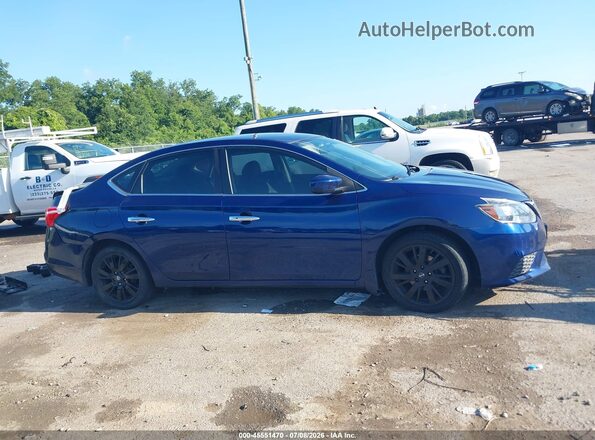 3N1AB7AP0KY259232 2019 NISSAN SENTRA Blue Vista interior trasera