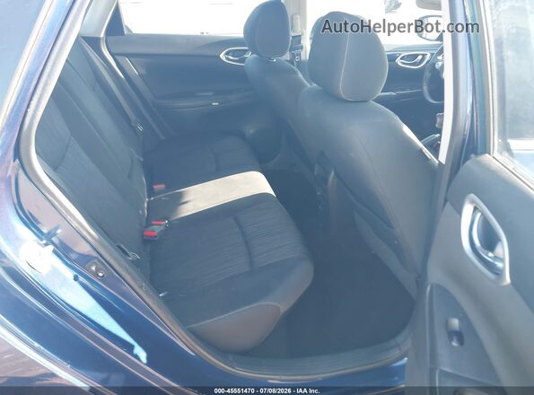 3N1AB7AP0KY259232 2019 NISSAN SENTRA Blue Vista de la etiqueta del VIN