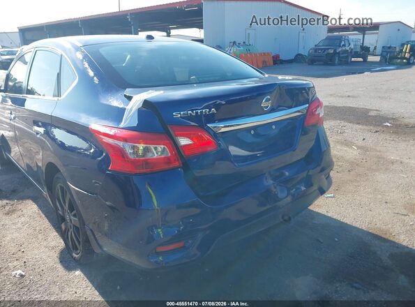 3N1AB7AP0KY259232 2019 NISSAN SENTRA Blue Vista frontal