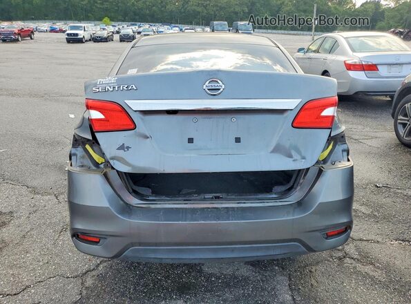 3N1AB7AP0KY264950 2019 NISSAN SENTRA Gray Rear view