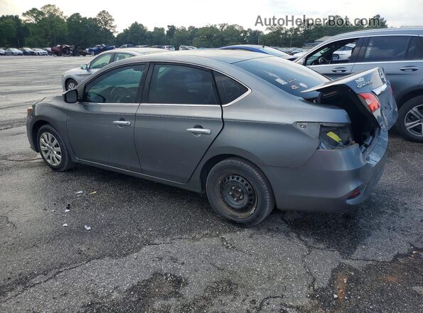 3N1AB7AP0KY264950 2019 NISSAN SENTRA Gray Rear left