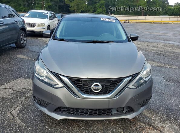 3N1AB7AP0KY264950 2019 NISSAN SENTRA Gray Front view