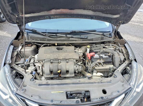 3N1AB7AP0KY264950 2019 NISSAN SENTRA Gray Rear interior view