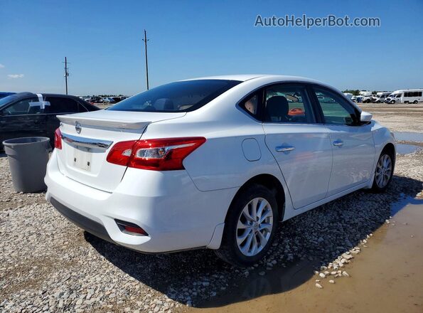 3N1AB7AP0KY272336 2019 NISSAN SENTRA White Задня права чверть