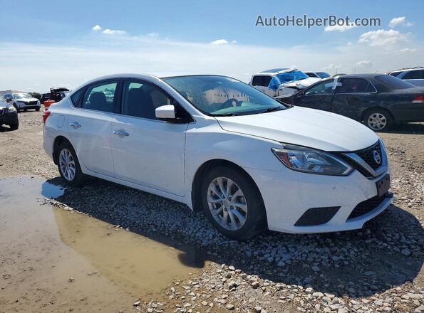 3N1AB7AP0KY272336 2019 NISSAN SENTRA White Передня права чверть