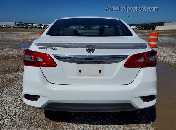 3N1AB7AP0KY272336 2019 NISSAN SENTRA White Вид ззаду