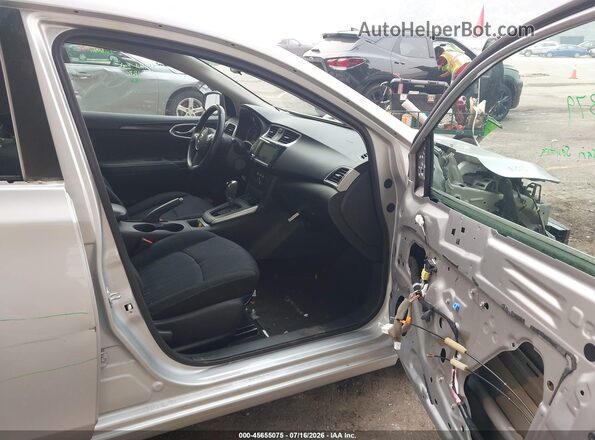 3N1AB7AP0KY278007 2019 NISSAN SENTRA Silver Vista interior delantera