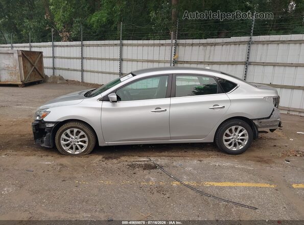 3N1AB7AP0KY278007 2019 NISSAN SENTRA Silver Vista interior de 360 grados