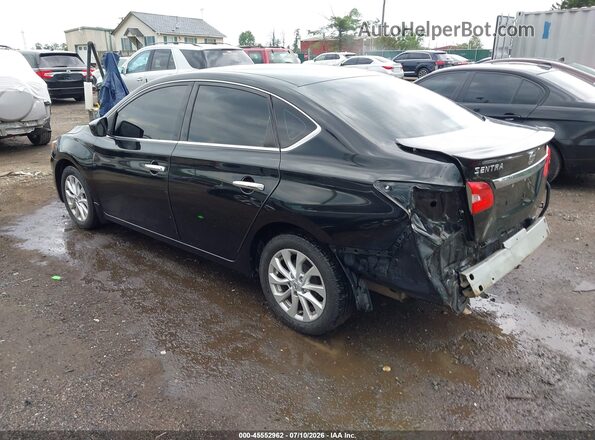 3N1AB7AP0KY284969 2019 NISSAN SENTRA Черный Задняя левая четверть