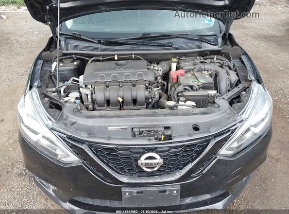 3N1AB7AP0KY284969 2019 NISSAN SENTRA Черный Вид сзади