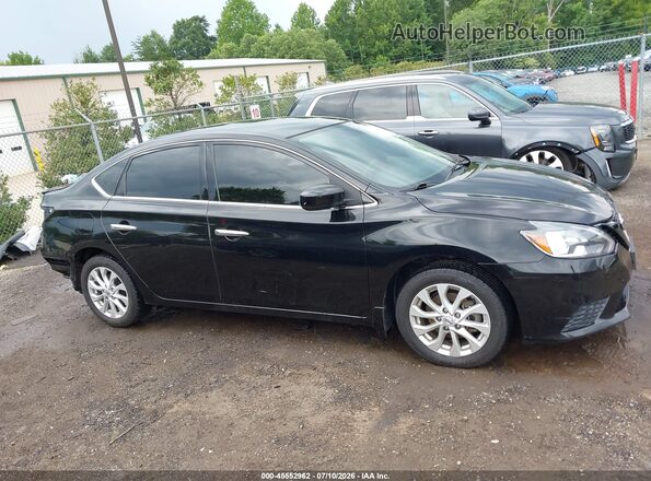3N1AB7AP0KY284969 2019 NISSAN SENTRA Черный Панорамный вид салона 360°