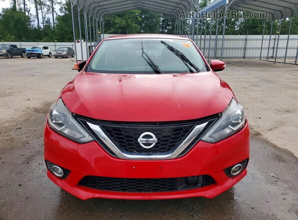 3N1AB7AP0KY288035 2019 NISSAN SENTRA Красный Вид спереди