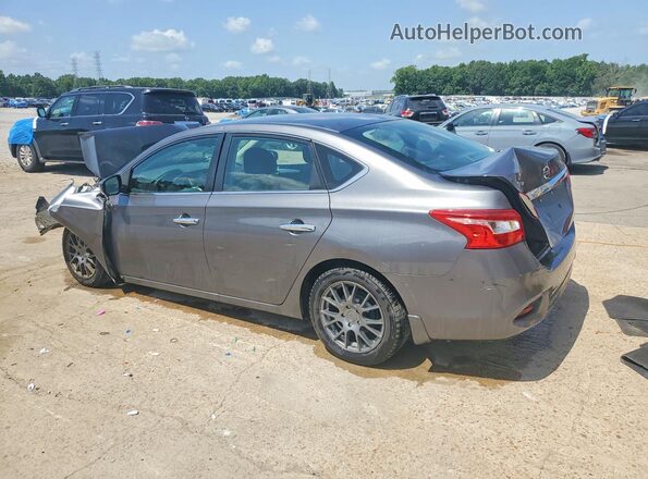 3N1AB7AP0KY291565 2019 NISSAN SENTRA Gray Rear left