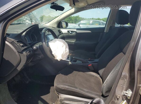 3N1AB7AP0KY291565 2019 NISSAN SENTRA Gray Front interior view