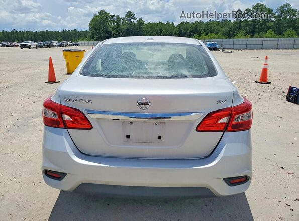 3N1AB7AP0KY294191 2019 NISSAN SENTRA Silver Rear view