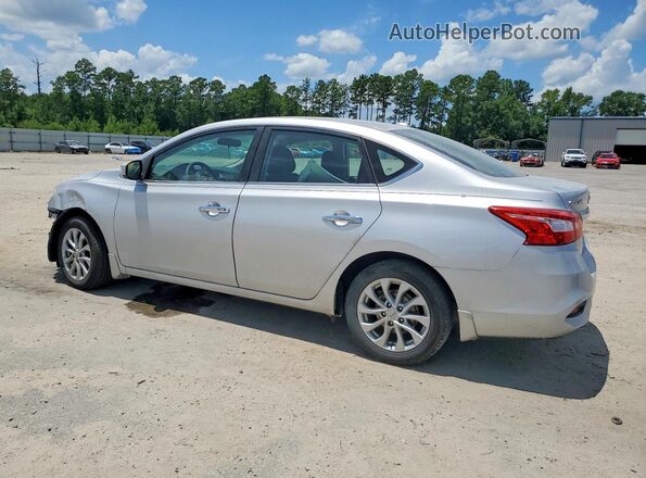 3N1AB7AP0KY294191 2019 NISSAN SENTRA Silver Rear left