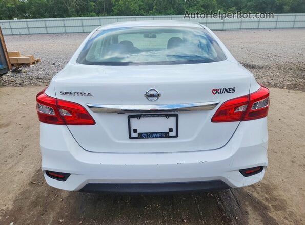 3N1AB7AP0KY301849 2019 NISSAN SENTRA White Vista trasera