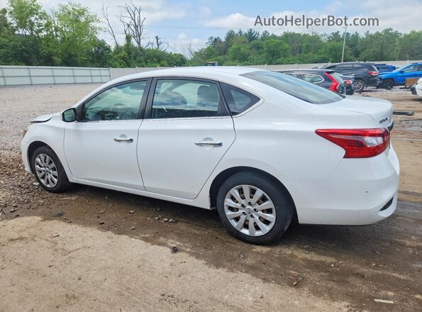 3N1AB7AP0KY301849 2019 NISSAN SENTRA White Trasero izquierdo