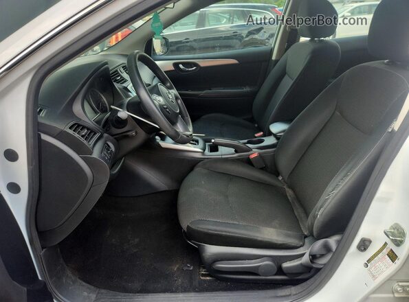 3N1AB7AP0KY301849 2019 NISSAN SENTRA White Vista interior delantera