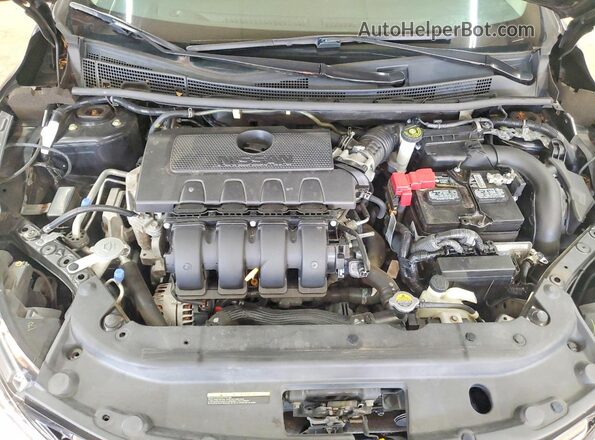3N1AB7AP0KY302161 2019 NISSAN SENTRA Черный Вид задней части салона