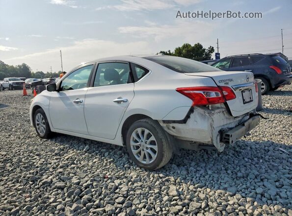 3N1AB7AP0KY308249 2019 NISSAN SENTRA White Trasero izquierdo