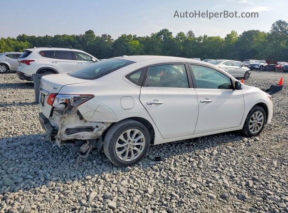3N1AB7AP0KY308249 2019 NISSAN SENTRA White Trasero derecho