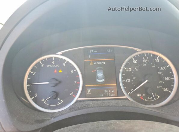 3N1AB7AP0KY308249 2019 NISSAN SENTRA White Vista del cuadro de instrumentos