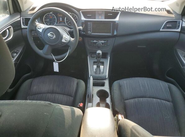 3N1AB7AP0KY308249 2019 NISSAN SENTRA White Vista del salpicadero
