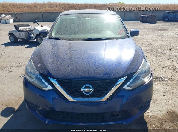 3N1AB7AP0KY308347 2019 NISSAN SENTRA Blue Vista frontal