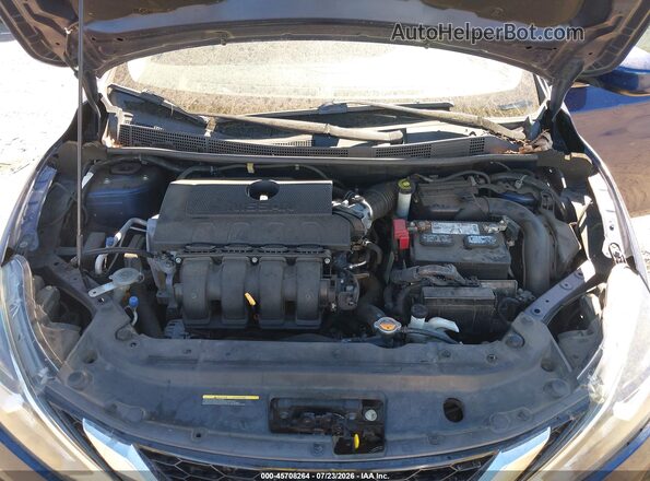 3N1AB7AP0KY308347 2019 NISSAN SENTRA Blue Vista trasera